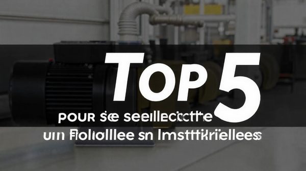 Top 5 critères pour sélectionner un fournisseur de pompes industrielles